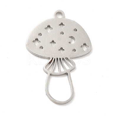Non-Tarnish 201 Stainless Steel Pendants LS-STAS-E175-06P-1