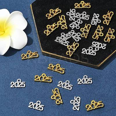 28Pcs 2 Styles Rack Plating Alloy Pendants FIND-FS0003-49-1