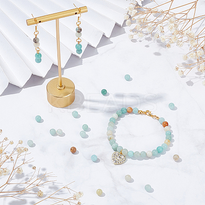 2 Strands Natural Flower Amazonite Beads Strands G-NB0004-46-1