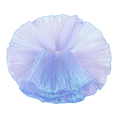 5 Yards Polyester Ruffled Ribbon OCOR-TA0004-06D-1
