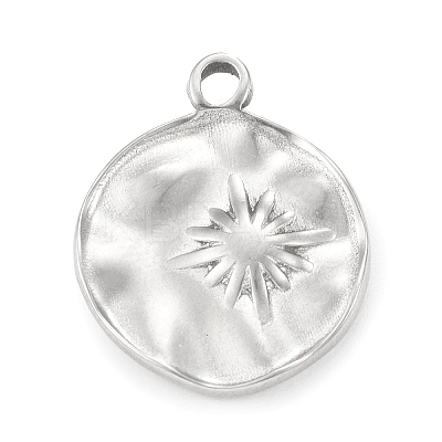 Non-Tarnish 304 Stainless Steel Pendants STAS-F287-30P-1