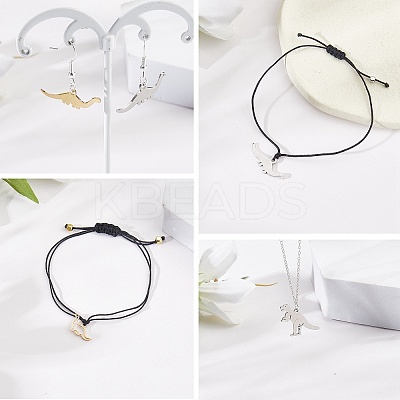 16Pcs 8 Style 201 & 304 Stainless Steel Pendants STAS-SZ0002-64-1