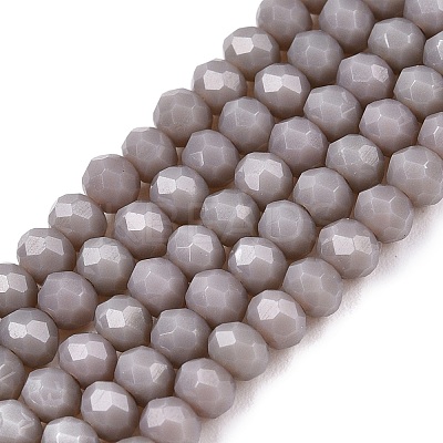 Opaque Solid Color Imitation Jade Glass Beads Strands LS-EGLA-A044-P3mm-D10-1