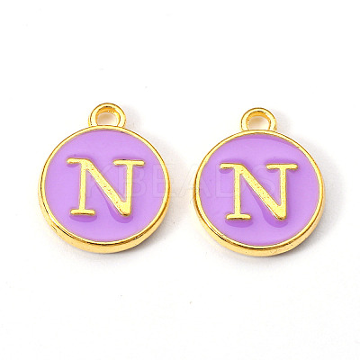 Golden Plated Alloy Enamel Charms LS-ENAM-S118-10N-1