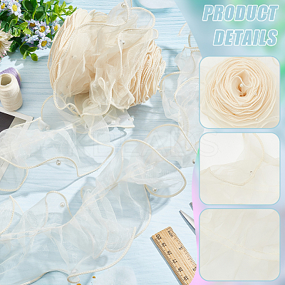1Pc Polyester Ruffled Ribbon OCOR-WR0001-26-1