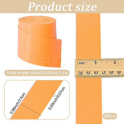 PU Leather Anti-slip Badminton Tennis Racket Grip Tape DIY-SP0005-45C-1