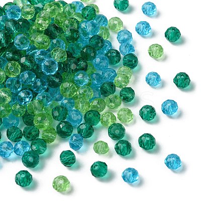 3 Colors Transparent Glass Beads EGLA-TZ0001-02A-1