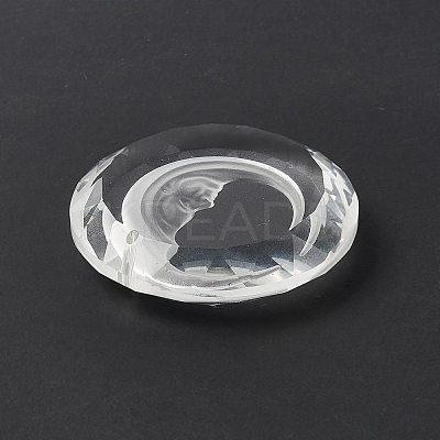 Transparent Glass Pendants GLAA-F118-06-1