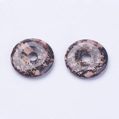 Natural Rhodonite Pendants G-F524-B08-1