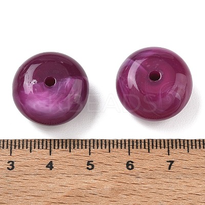 Two Tone Acrylic Beads AC-CBABA33-01K-1