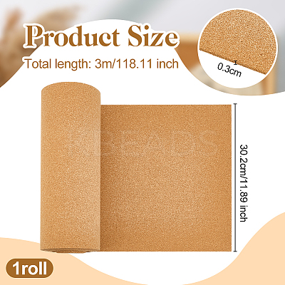 1 Roll 3M Cork Insulation Sheets AJEW-OC0014-34C-1
