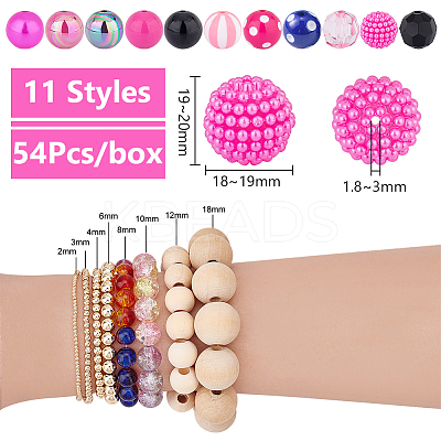 DIY Beads Jewelry Making Finding Kit DIY-PH0017-98-1