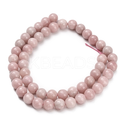 Natural Pink Opal Beads Strands G-Z110-C03-8mm-1