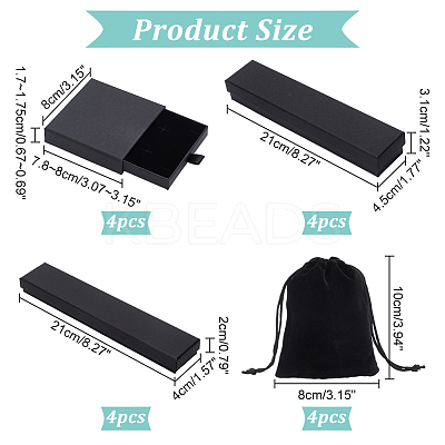 4Pcs Velvet Jewelry Storage Pouches DIY-NB0008-84-1