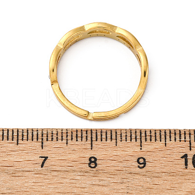 304 Stainless Steel with Rhinestone Finger Rings RJEW-Q020-10G-1