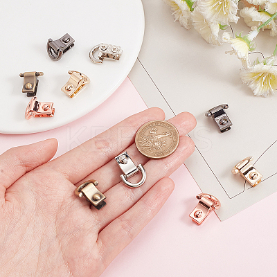 10Pcs 5 Colors Zinc Alloy Suspension Clasps FIND-WR0011-08-1