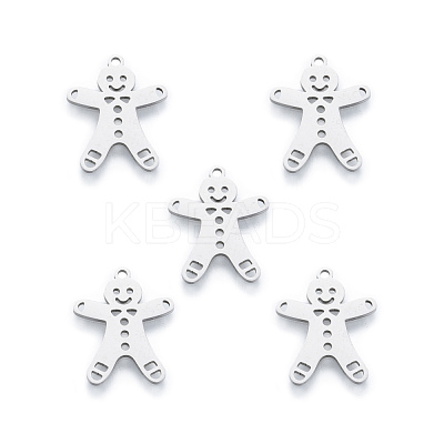 Non-Tarnish 201 Stainless Steel Pendants STAS-N090-LA919-1-1