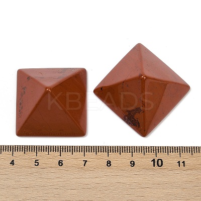 Natural Red Agate Orgonite Pyramid Display Decorations G-C186-07D-1