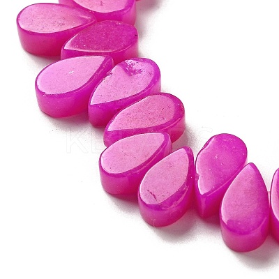 Natural White Jade Beads Strands G-B064-B54-1