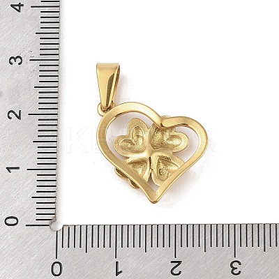 PVD Vacuum Plating 304 Stainless Steel Pendants STAS-R232-14B-G-1