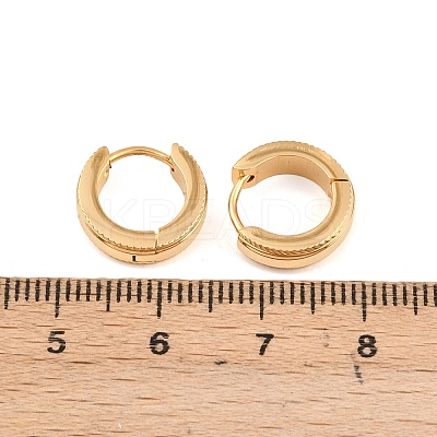 304 Stainless Steel Hoop Earrings EJEW-L307-06G-1