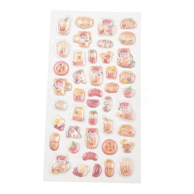 Plastic 3D Puffy Stickers DIY-H178-01C-1