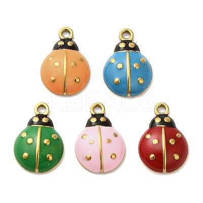 304 Stainless Steel Enamel Charms STAS-S172-03-G01-1