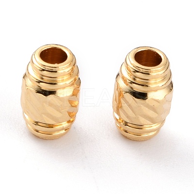 Brass Spacer Beads KK-O133-208-G-1