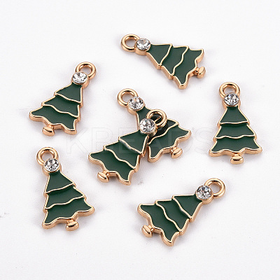 Eco-Friendly Alloy Enamel Pendants LS-X-ENAM-T011-70-NR-1