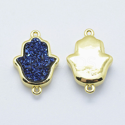 Druzy Resin Links connectors G-F550-G01-G-1