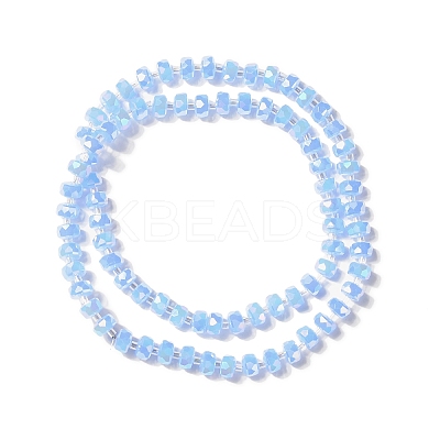 Glass Imitation Jade Beads Strands GLAA-G097-01A-1