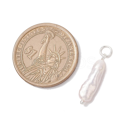 3Pcs 3 Colors Natural Keshi Pearl Pendants PALLOY-JF04239-03-1