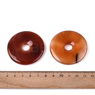 Natural Red Agate Big Pendants G-T144-43D-1