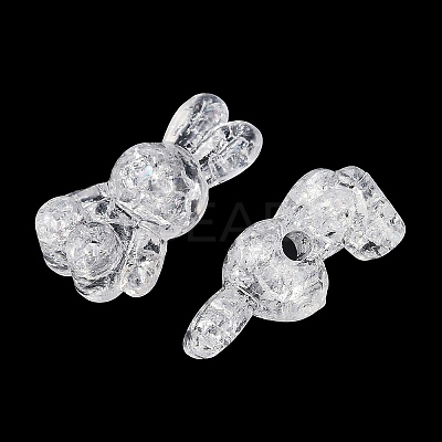 Transparent Crackle Acrylic Beads TACR-U008-02B-1