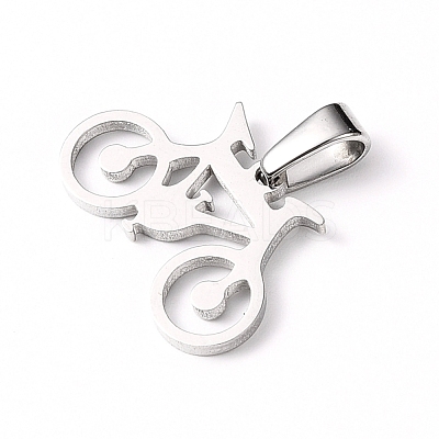 Tarnish Resistant 304 Stainless Steel Pendants STAS-I127-017P-1