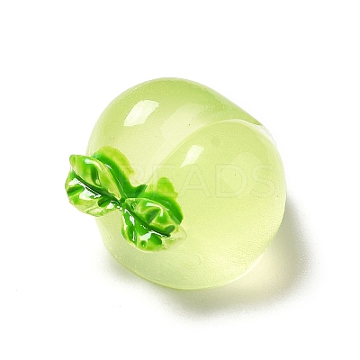 Luminous Translucent Resin Cabochons LS-RESI-B015-19C-1