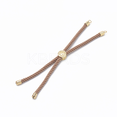 Nylon Twisted Cord Bracelet Making MAK-T003-11G-1