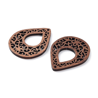 Walnut Wood Laser Cut Pendants WOOD-Q051-03F-1