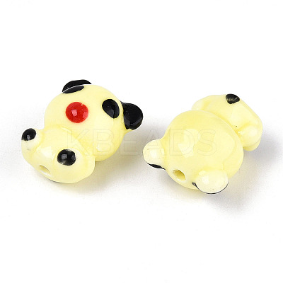 Handmade Porcelain Bead Strands PORC-N011-02D-1