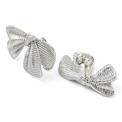 Non-Tarnish 304 Stainless Steel Stud Earrings for Women EJEW-S227-32P-1