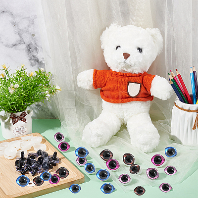 32 Bags 8 Styles DIY Doll Eye Making Kits DIY-PH0031-67-1