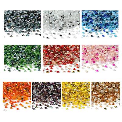 Mixed Styles Glass Beads GLAA-YWC0003-01A-1