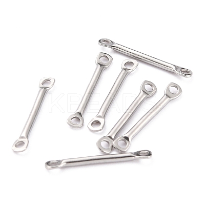 Tarnish Resistant 201 Stainless Steel Links Connectors STAS-B011-01B-P-1