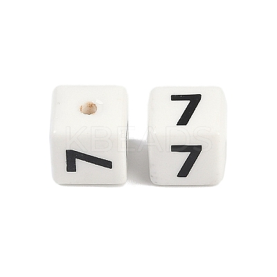 Glazed Porcelain Beads PORC-R003-07-07-1