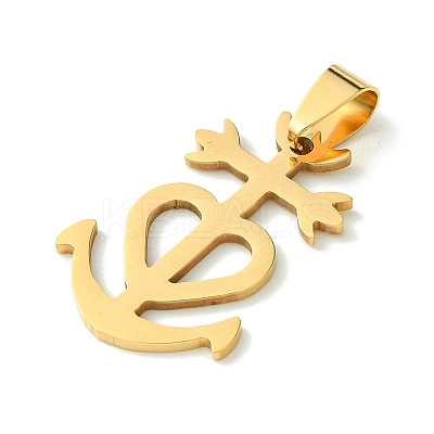 201 Stainless Steel Pendants STAS-U003-11G-1