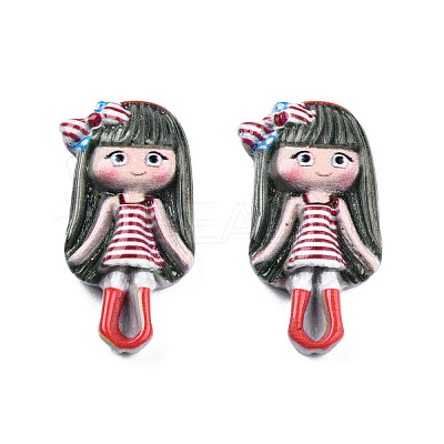 Opaque Resin Cabochons CRES-N018-047-1