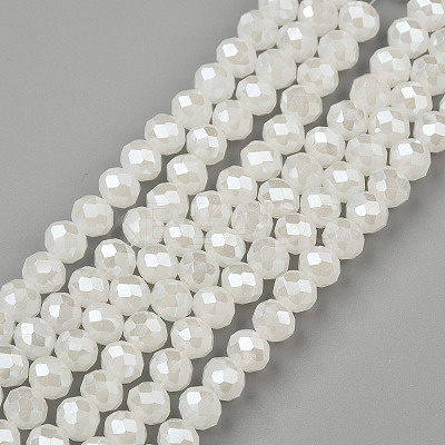 Electroplate Glass Beads Strands EGLA-A044-J1mm-A05-1