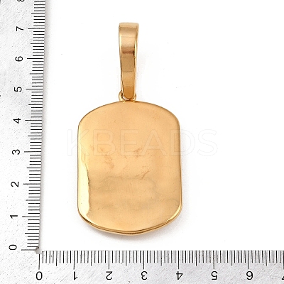 304 Stainless Steel with Rhinestone Pendants STAS-Z171-25G-02-1