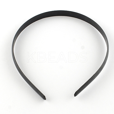 Plain Headwear Hair Accessories Plastic Hair Band Findings OHAR-S186-02-1