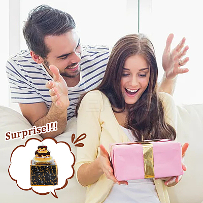 Happy Birthday Day Money Box for Cash Gift Pull DIY-WH0430-335-1